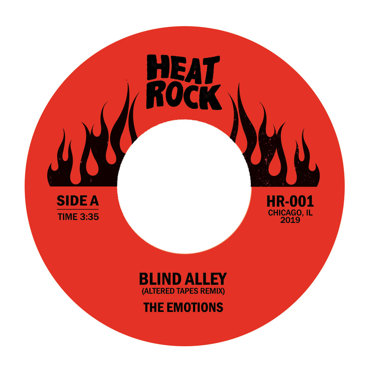 7” HEAT ROCK - BLIND ALLEY VINYL | HR-001 | BLIND ALLEY + AIN'T NO HALF STEPPIN – Heat